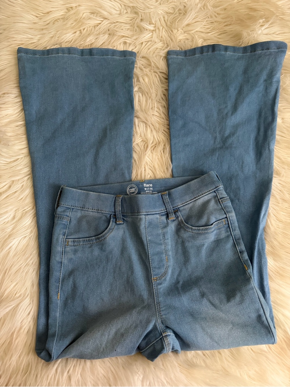 Girls wonder nation blue flare jeans